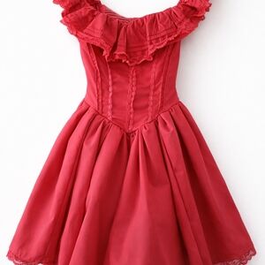 Charming Scarlet Kids Dance Costume